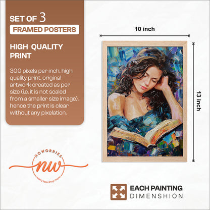 Vibrant Expressionist Wall Art Set of 3
