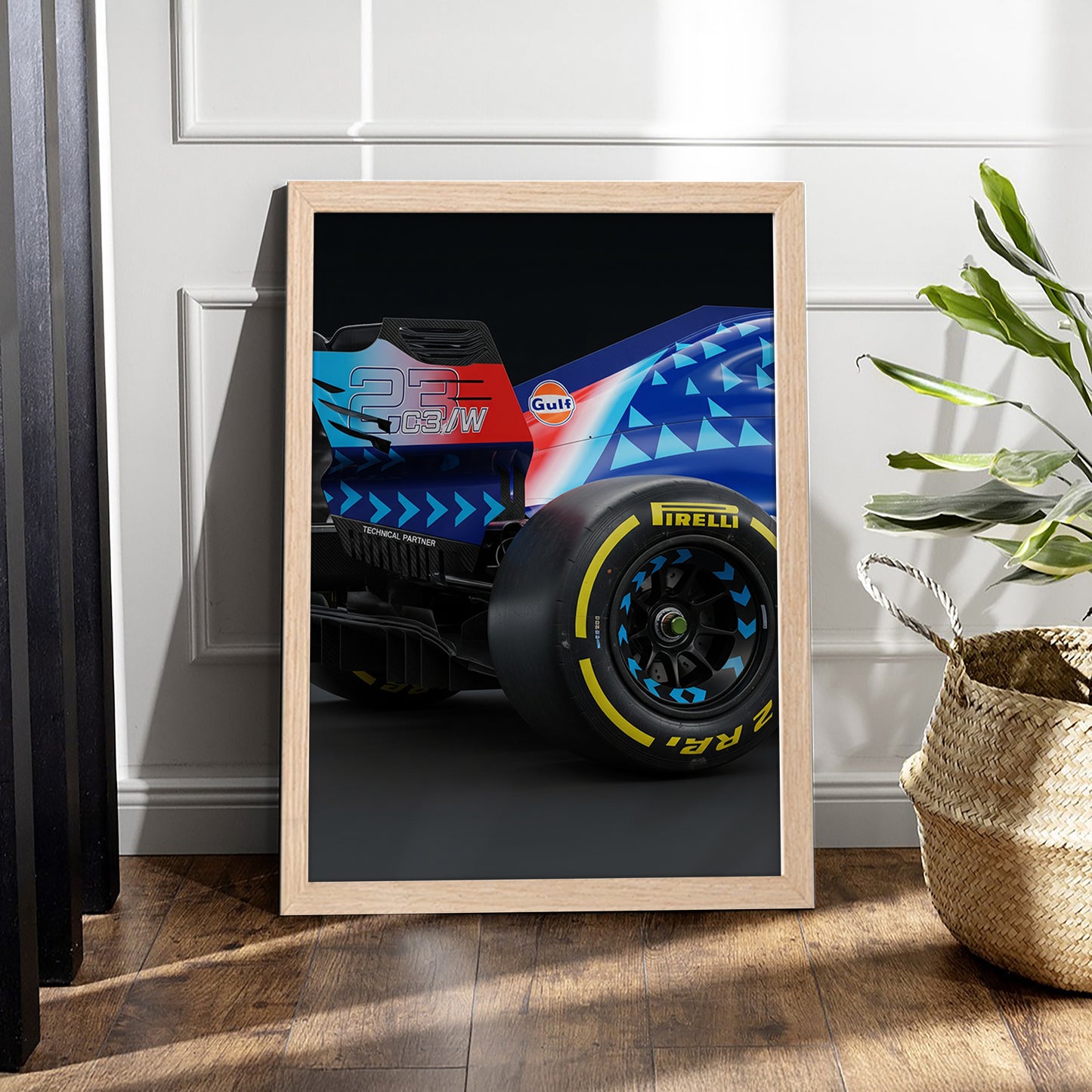 Formula One Gulf Edition Wall Art