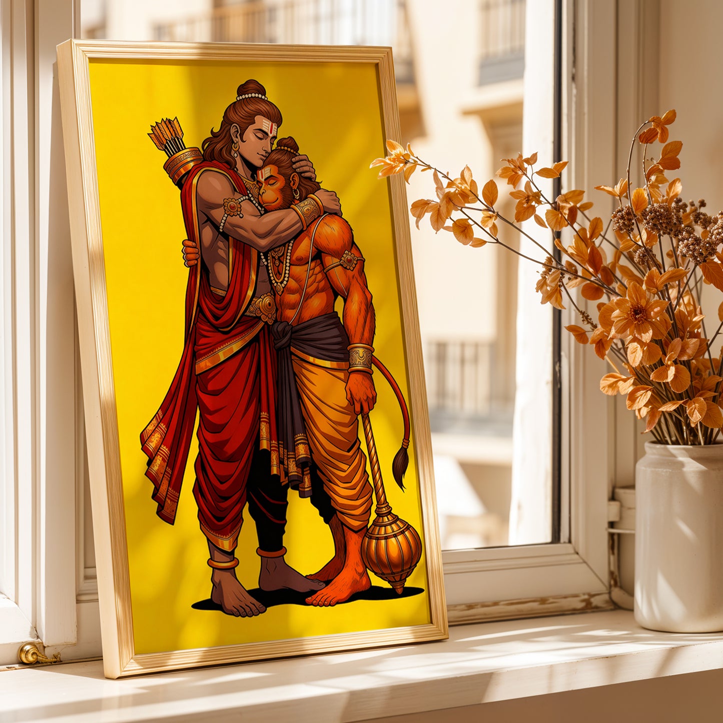Ram Hanuman Blessings Frame
