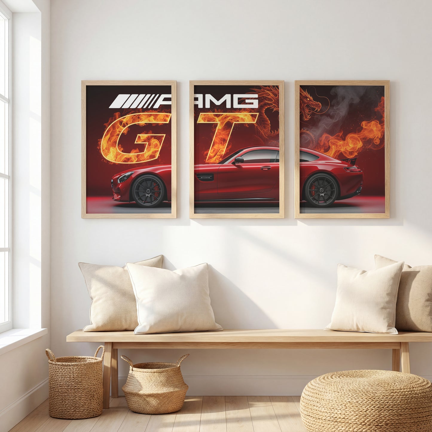 Dragon GT Wall Frame Set of 3