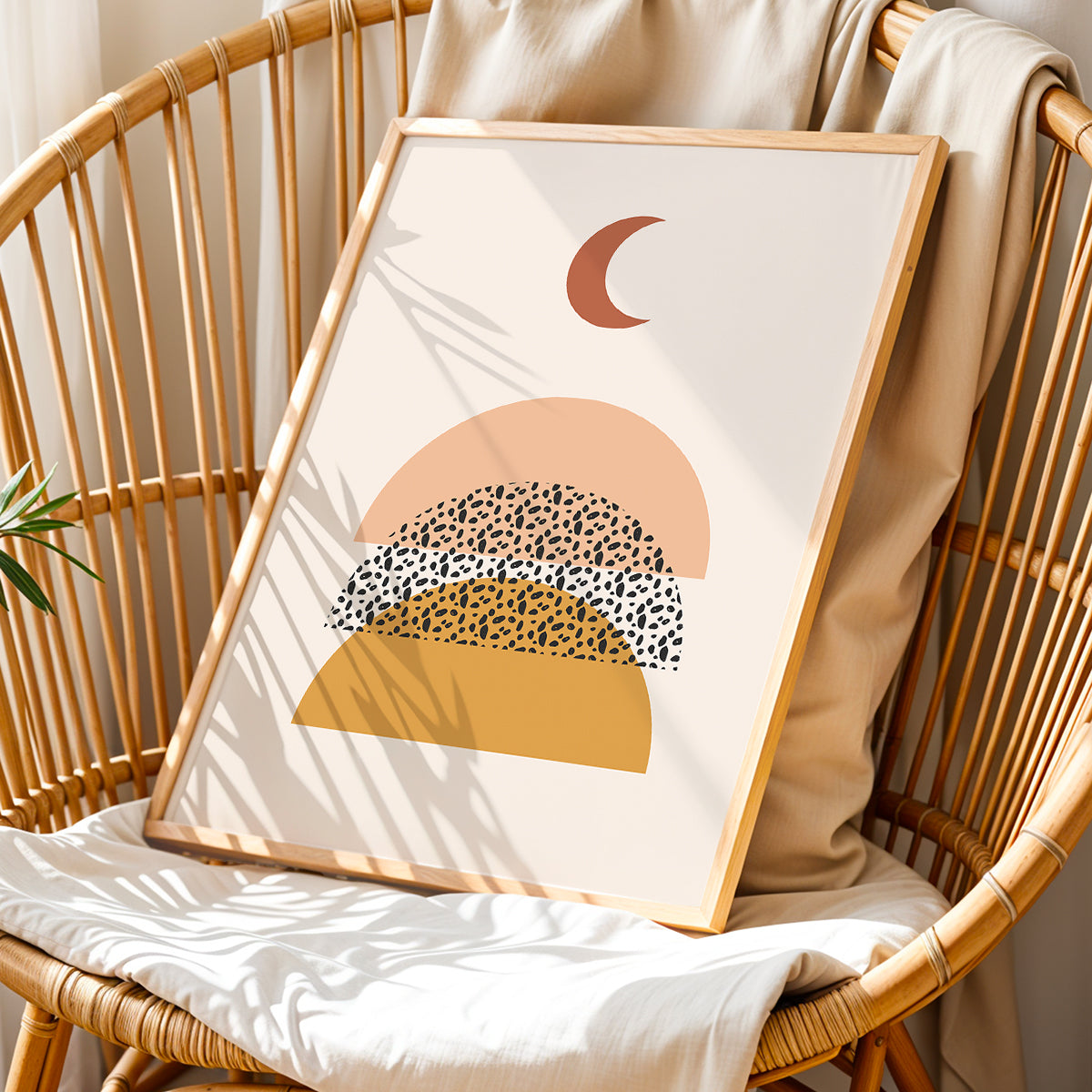 Terrazzo Boho Abstract Print