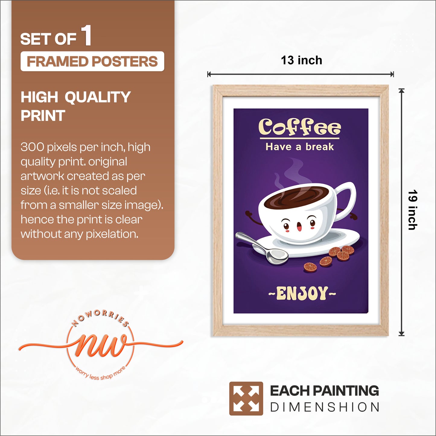 Coffee Break Wall Frame