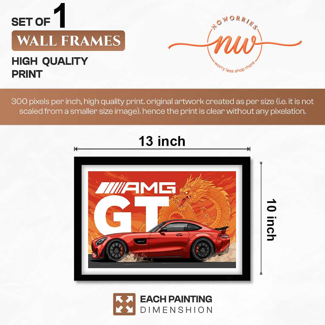 AMG GT Dragon Spirit Wall Art
