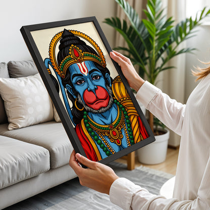 Divine Hanuman Portrait Frame