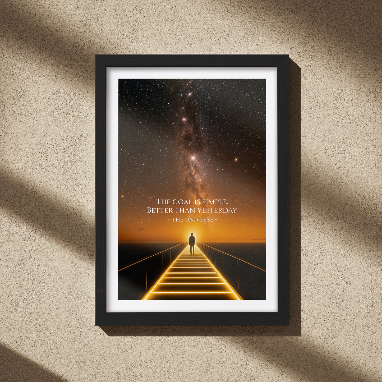 The Goal Is Simple Motivational Poster