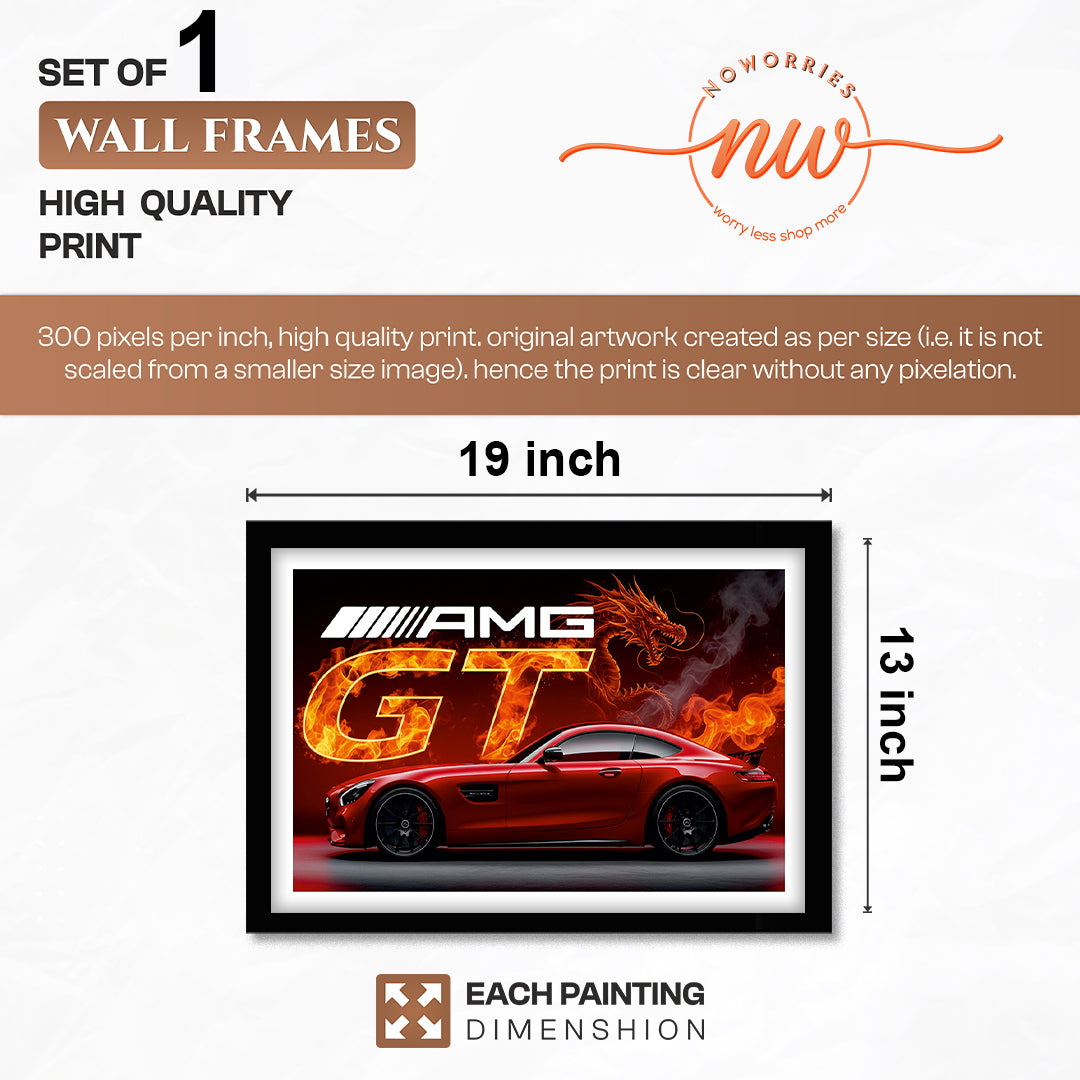AMG GT Blazing Dragon Poster