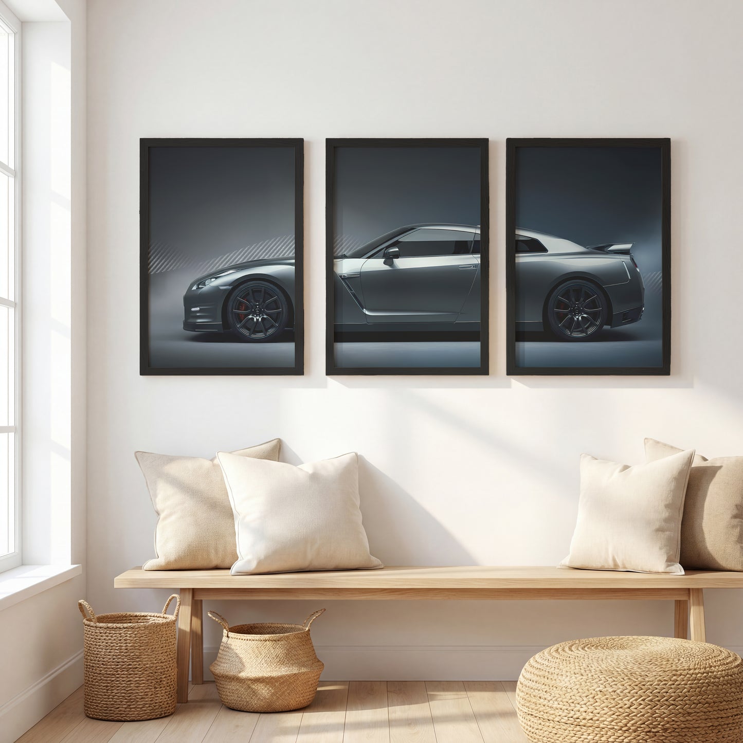 Stealth GT-R Wall Art Set of 3