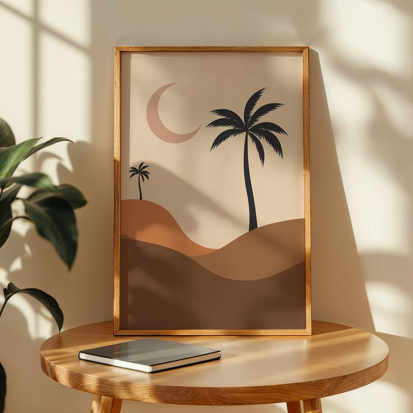 Bohemian Desert Palm Landscape Wall Art