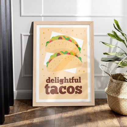 Tasty Tacos Wall Frame