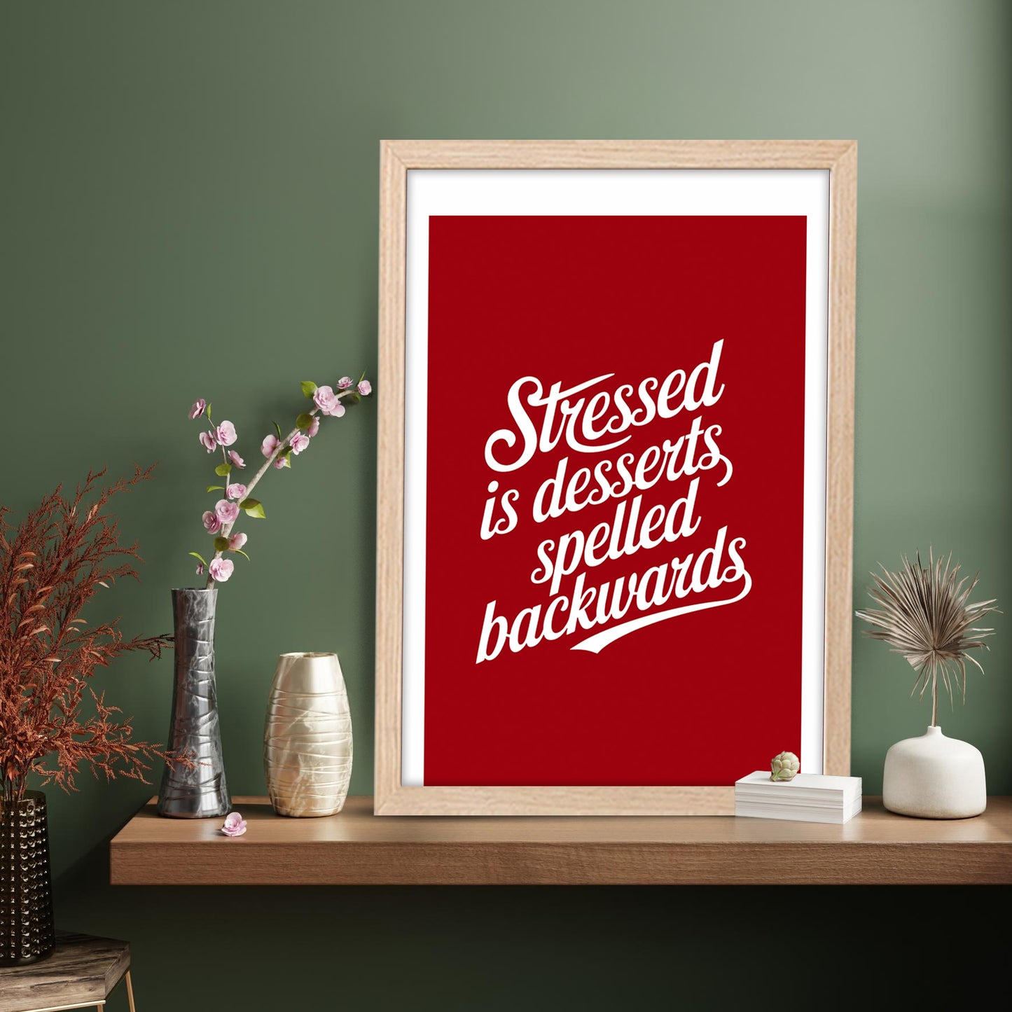 Dessert Wisdom Wall Frame