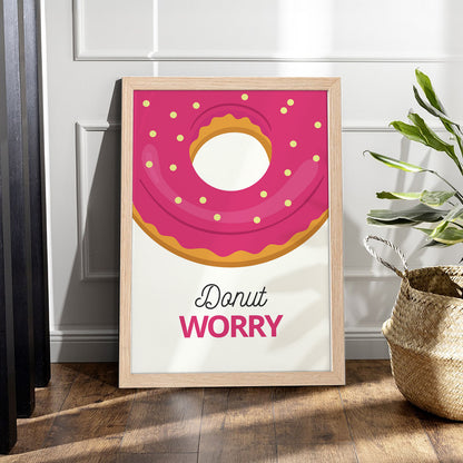 Donut Smile Wall Frame