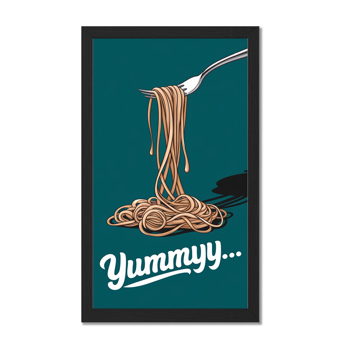Yummy Spaghetti Wall Frame