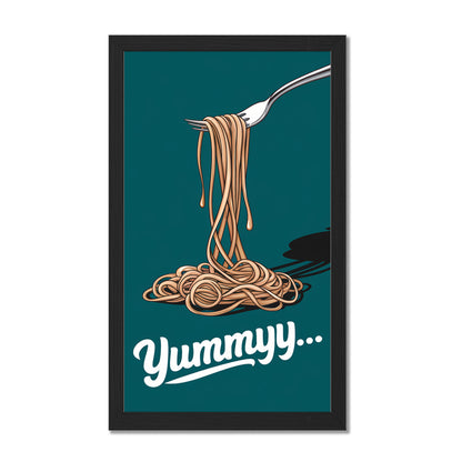 Yummy Spaghetti Wall Frame