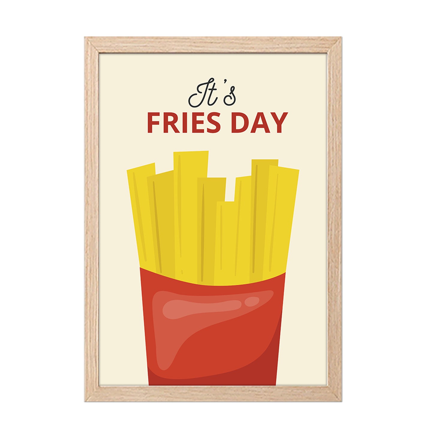 Fries Day Wall Frame