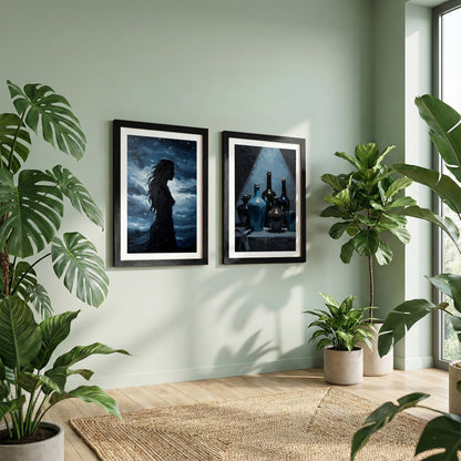 Midnight Mood Framed Set
