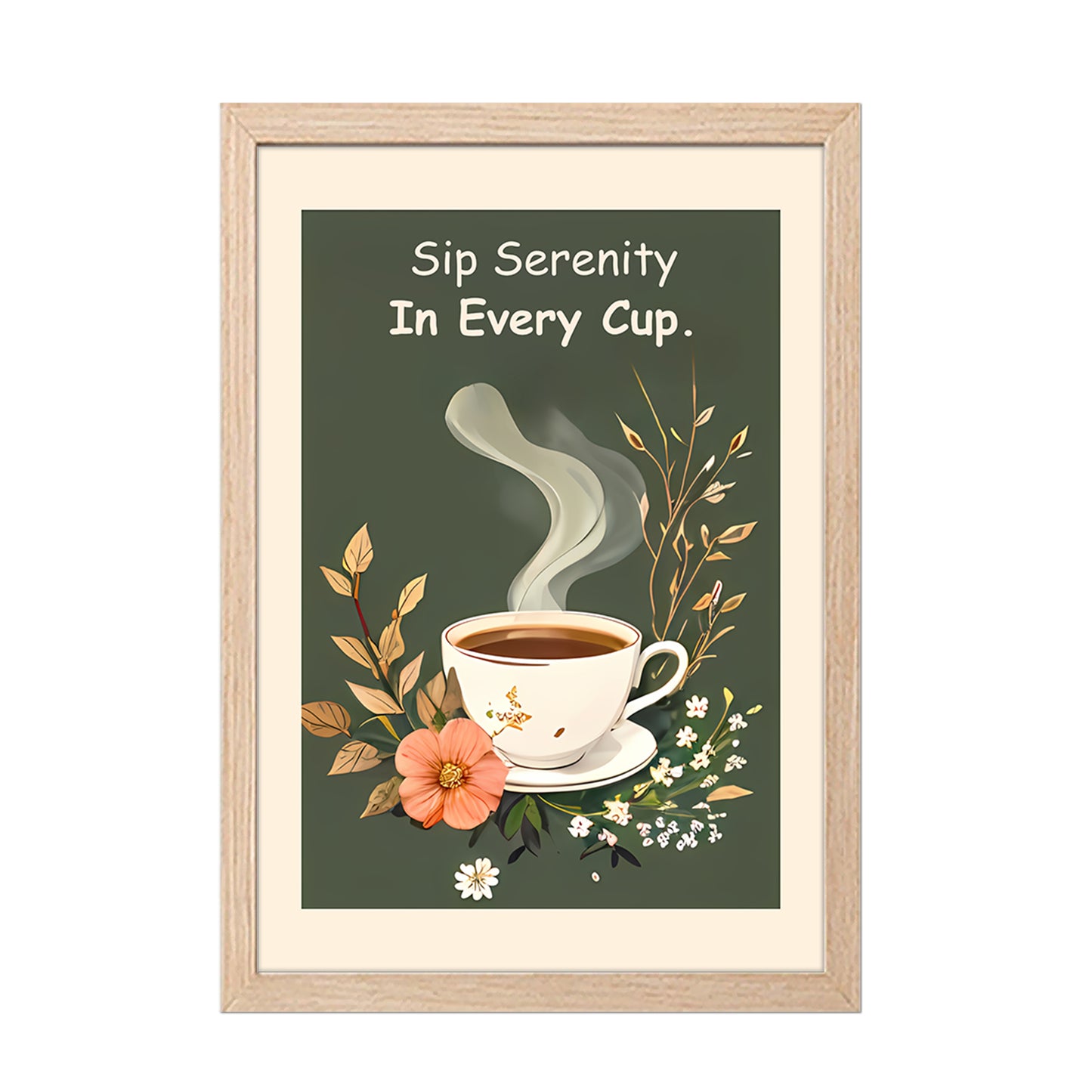 Calm Brew Wall Frame