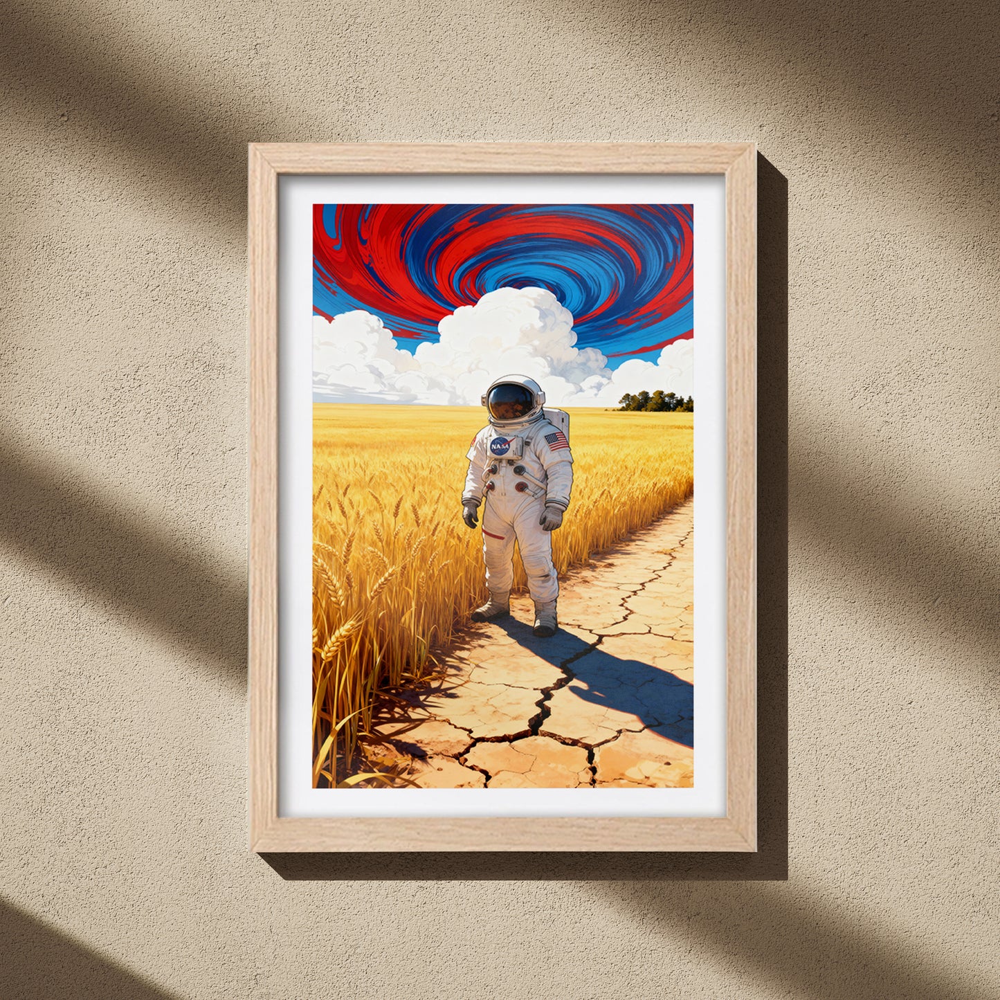 Astronaut Adventure in Field Frame