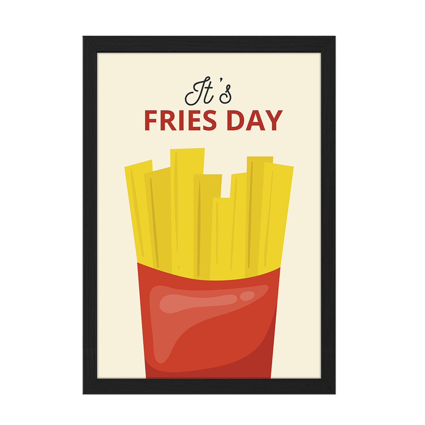 Fries Day Wall Frame