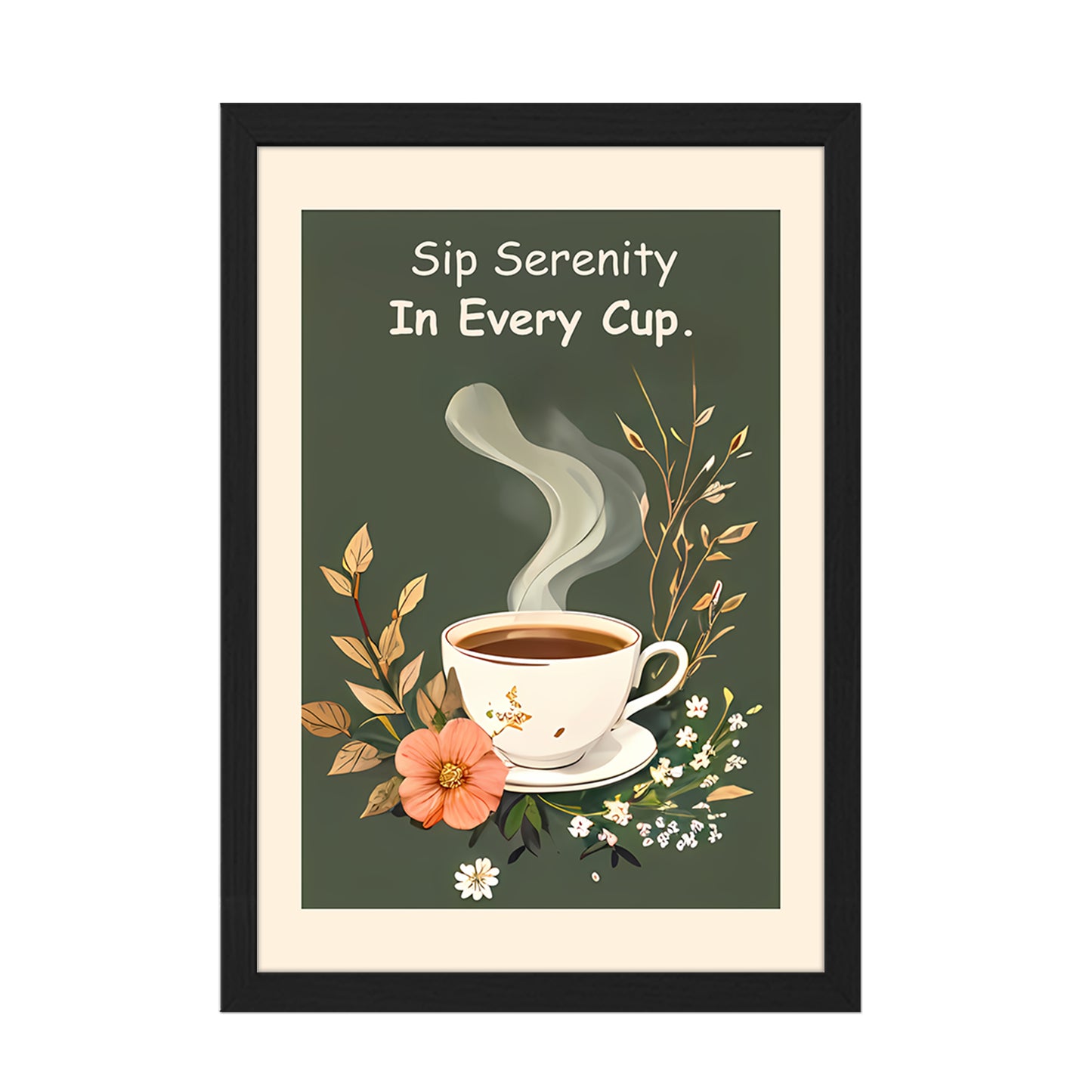 Calm Brew Wall Frame