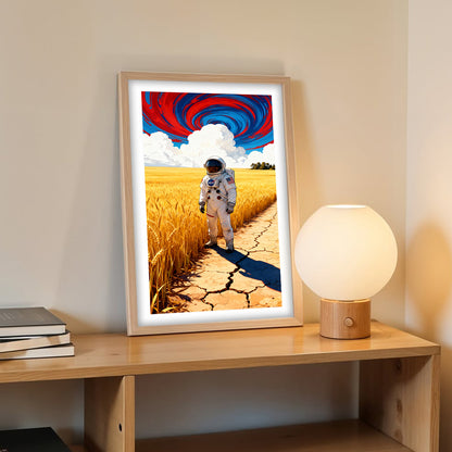 Astronaut Adventure in Field Frame