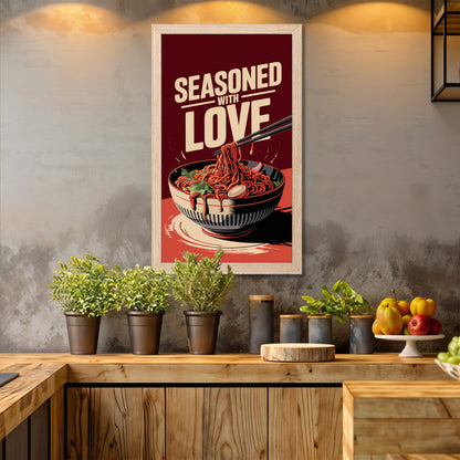Seasoned Noodles Wall Art