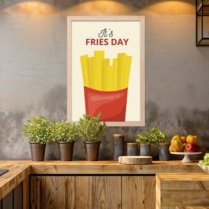 Fries Day Wall Frame