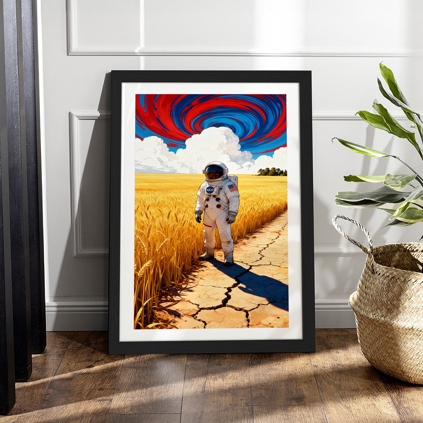 Astronaut Adventure in Field Frame