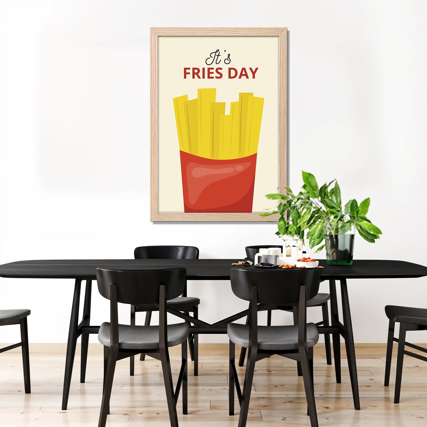 Fries Day Wall Frame