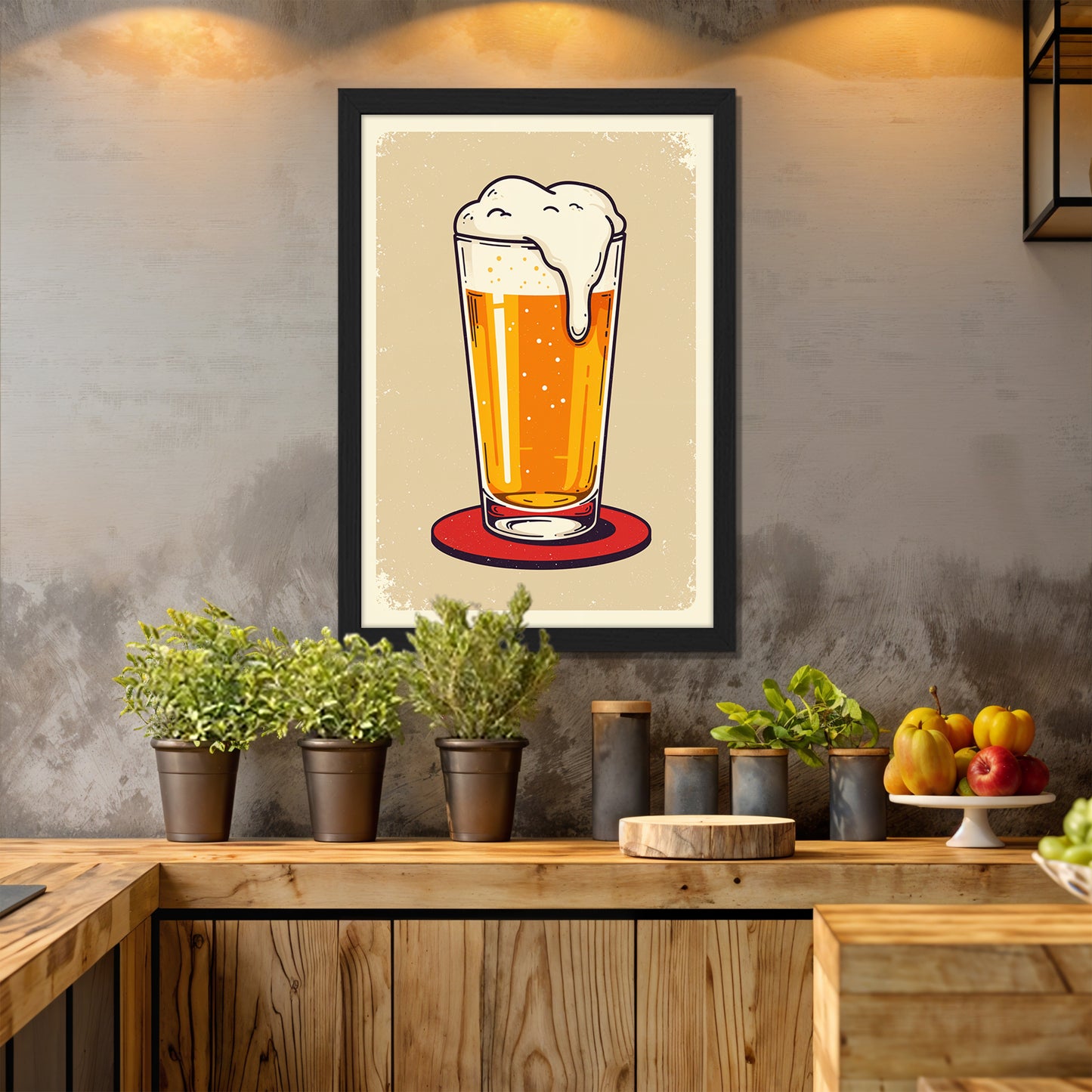 Craft Beer Wall Frame