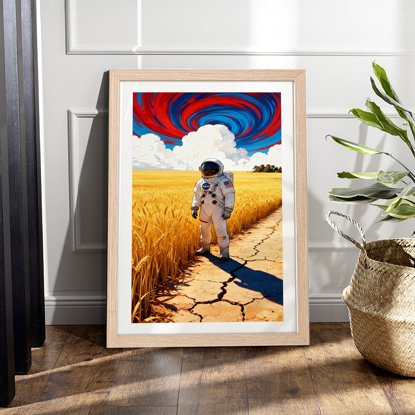 Astronaut Adventure in Field Frame