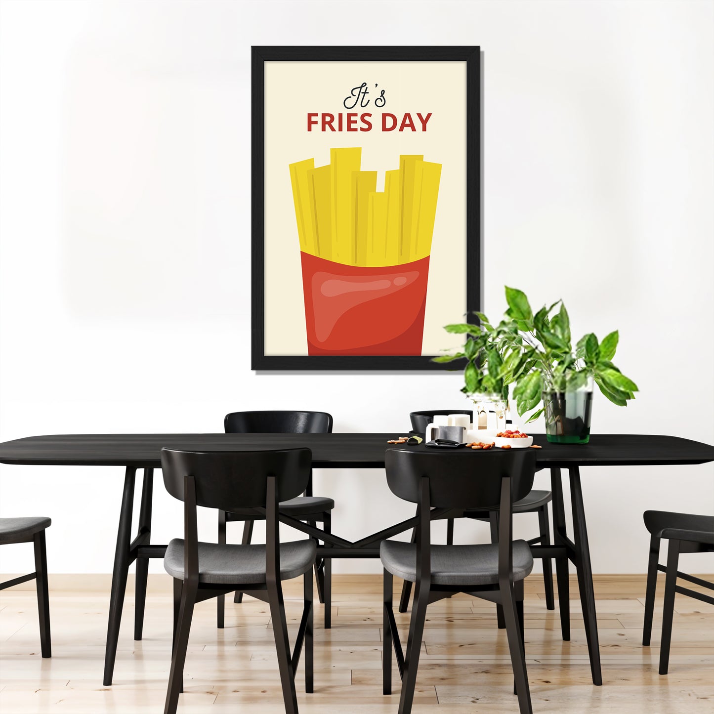 Fries Day Wall Frame