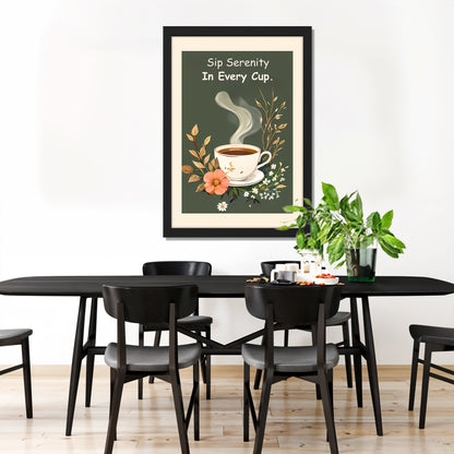 Calm Brew Wall Frame