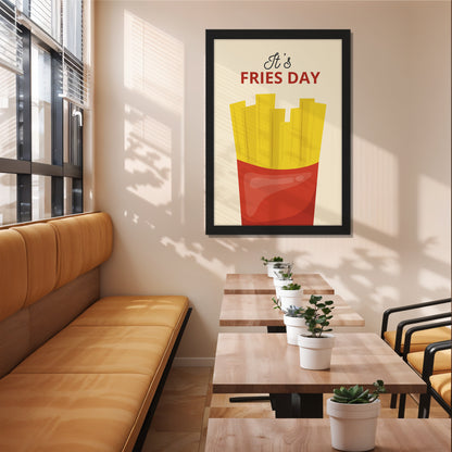 Fries Day Wall Frame