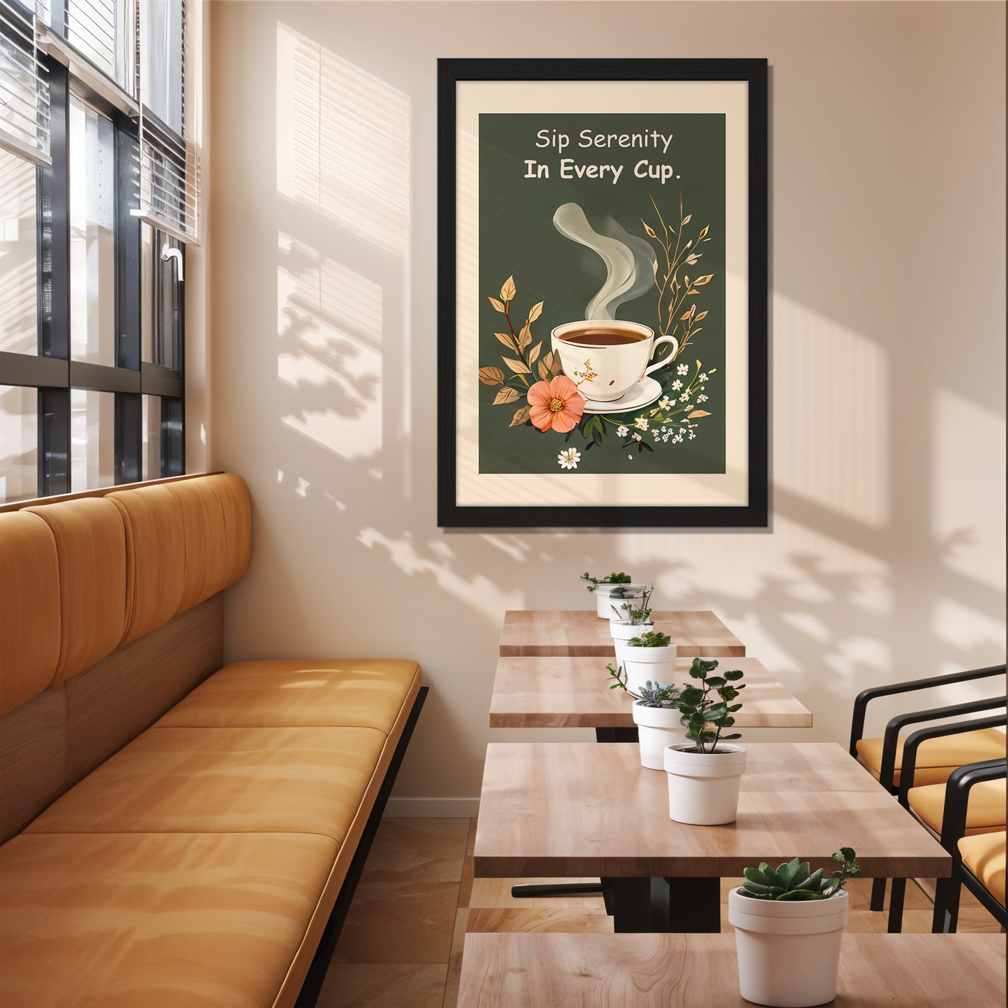 Calm Brew Wall Frame