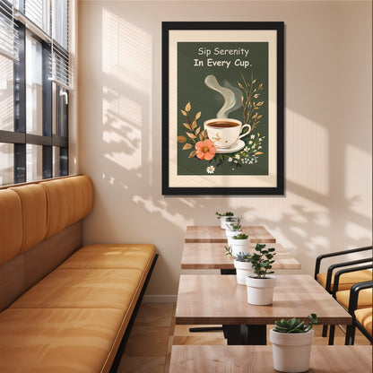 Calm Brew Wall Frame