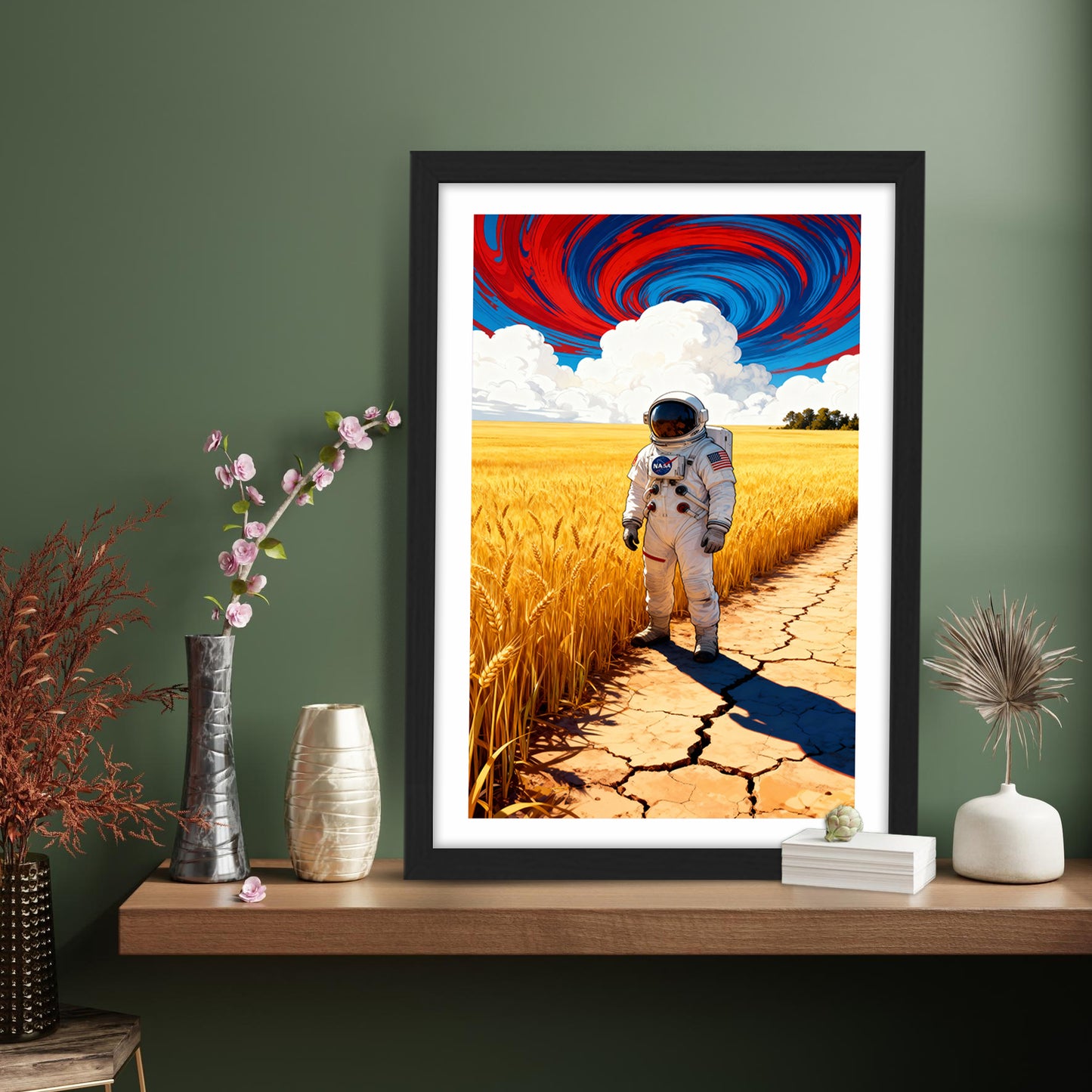 Astronaut Adventure in Field Frame