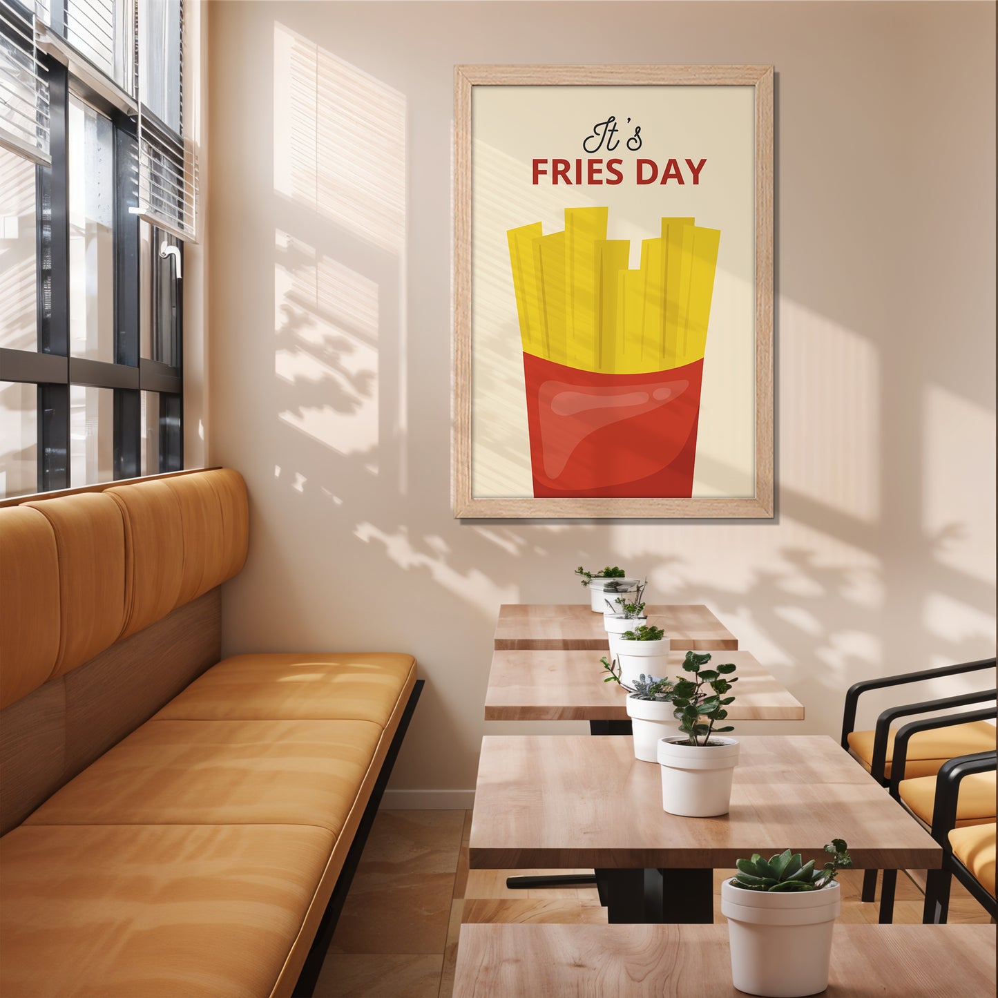 Fries Day Wall Frame
