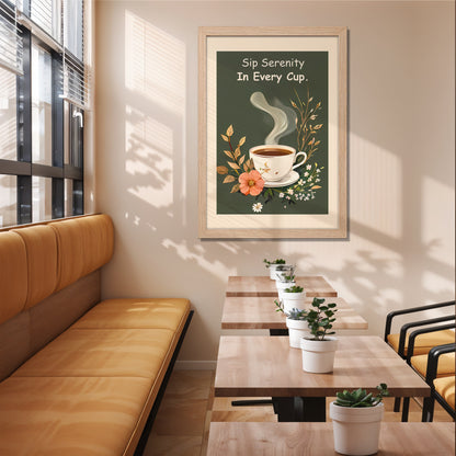 Calm Brew Wall Frame