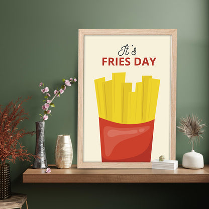 Fries Day Wall Frame