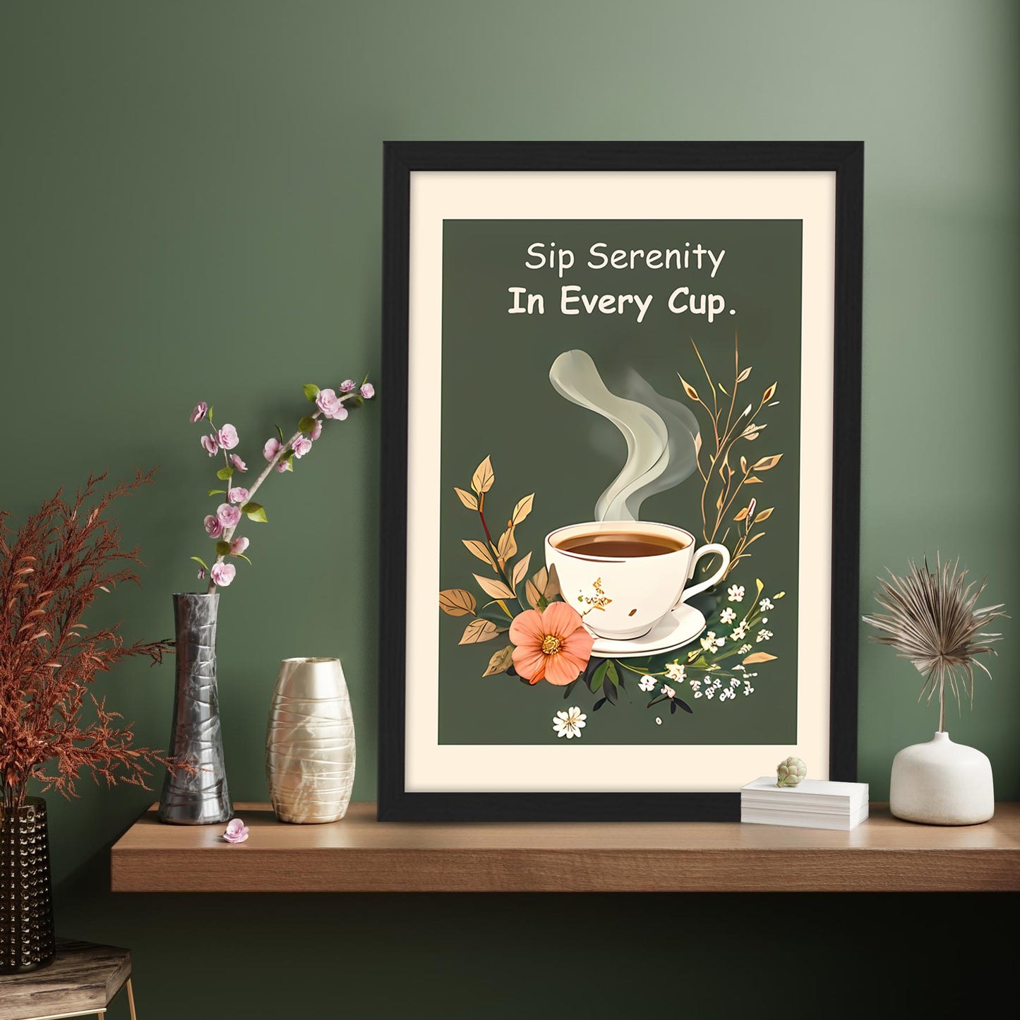 Calm Brew Wall Frame