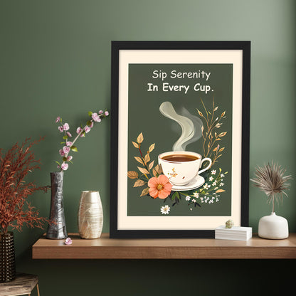 Calm Brew Wall Frame