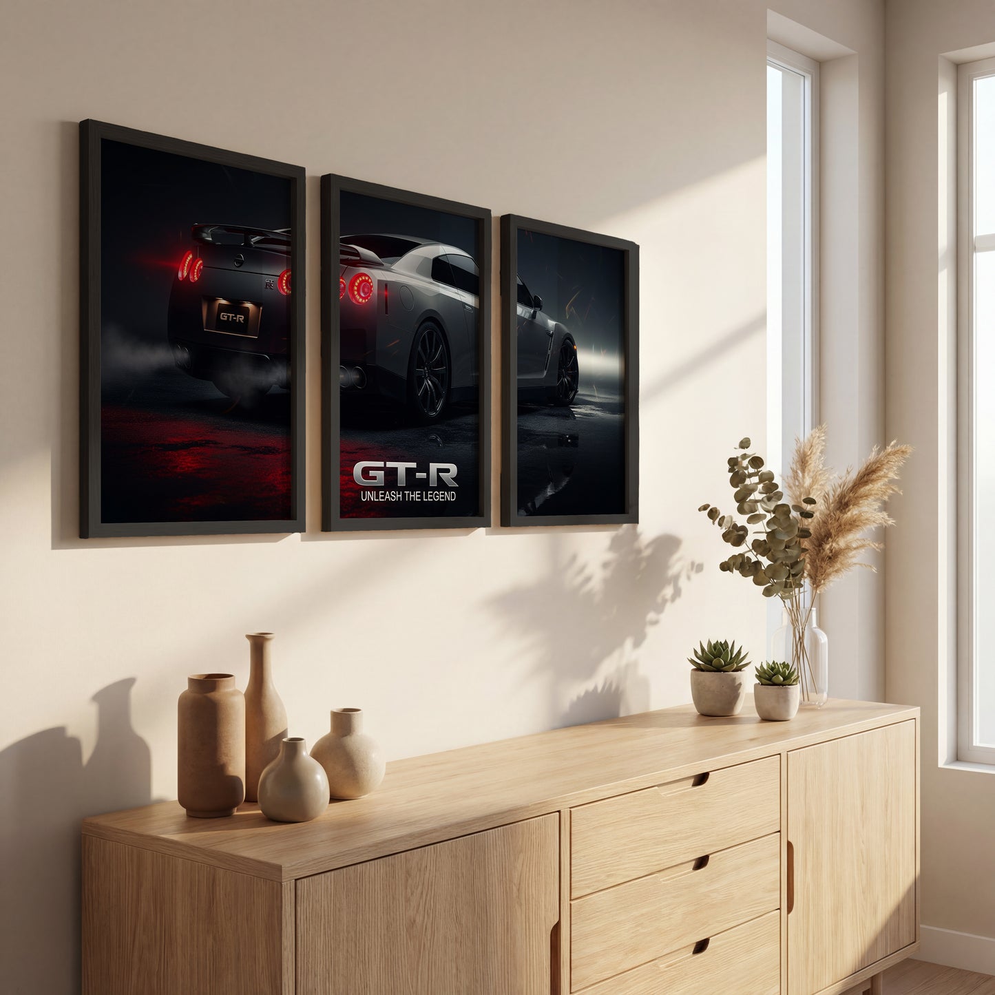 GT-R Unleash The Legend Wall Art Set of 3