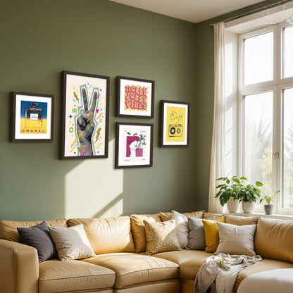 Pop Culture Wall Decor Set of 5