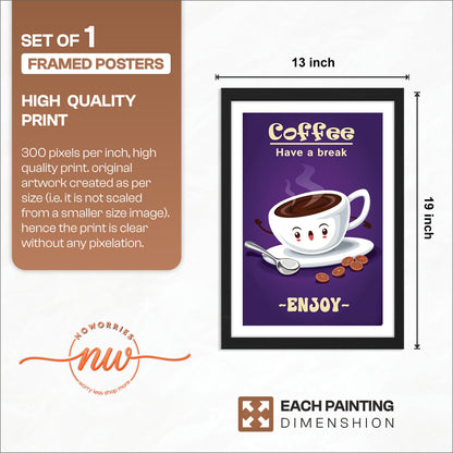 Coffee Break Wall Frame