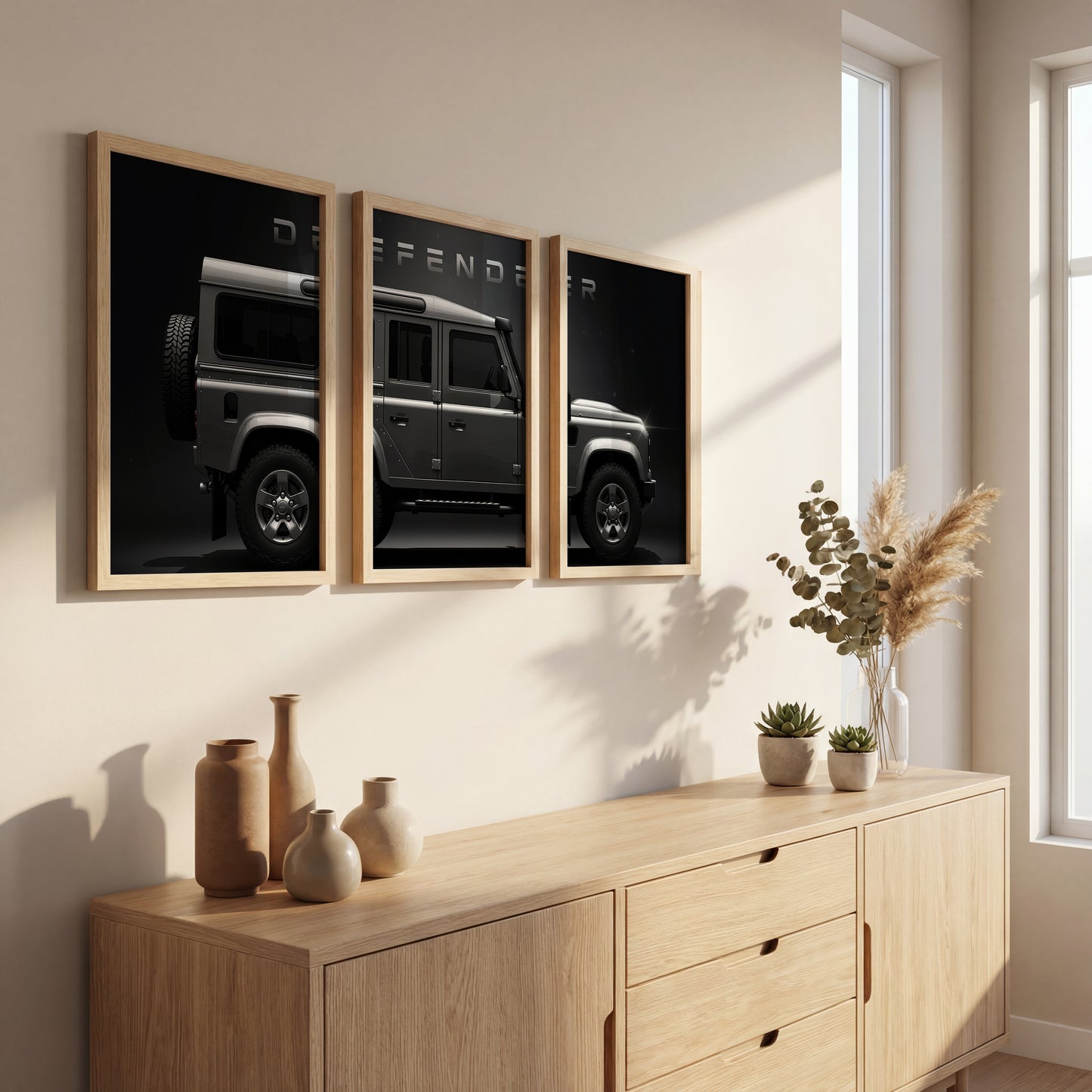 Defender Wall Frame Set of 3