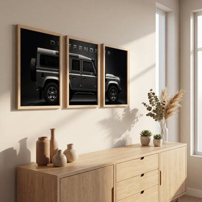 Defender Wall Frame Set of 3