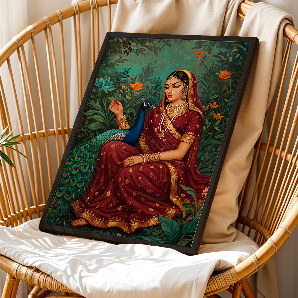Indian Heritage Lady Wall Art
