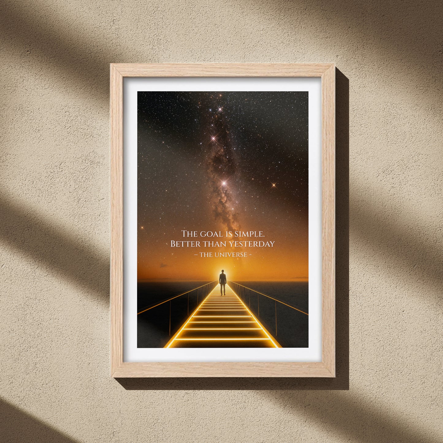 The Goal Is Simple Motivational Poster
