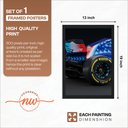 Formula One Gulf Edition Wall Art