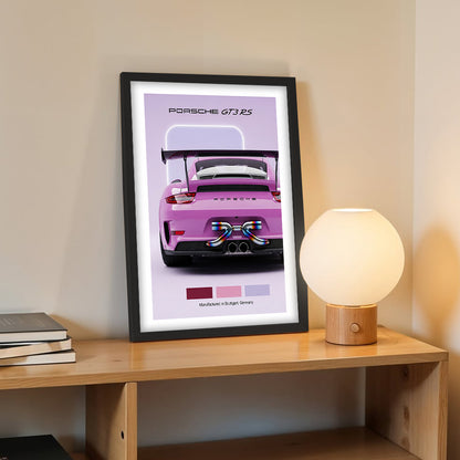 Porche GT3 RS Car Wall Frame
